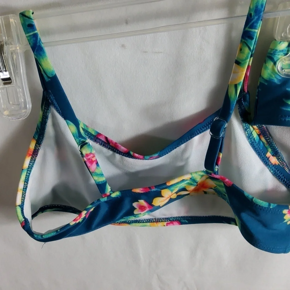 Art Class Girl's Floral Bikini Set Size 8